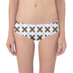 Pattern Orange Classic Bikini Bottoms