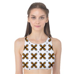 Pattern Orange Tank Bikini Top by HermanTelo