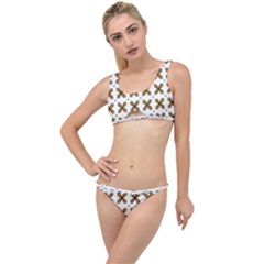 Pattern Orange The Little Details Bikini Set