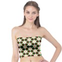 Pattern Flowers White Green Tube Top View1