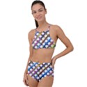 Rings Geometric Circles Random High Waist Tankini Set View1