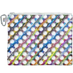 Rings Geometric Circles Random Canvas Cosmetic Bag (xxxl)