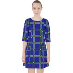 Background Pattern Design Geometric Pocket Dress by Sudhe