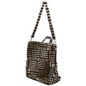 Geometric Pattern   Seamless Luxury Gold Vector Crossbody Backpack View1