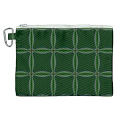 Background Pattern Design Geometric Green Canvas Cosmetic Bag (xl) by Sudhe