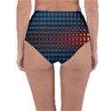 Signal Background Pattern Light Texture Reversible High-Waist Bikini Bottoms View4