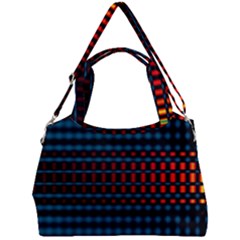 Signal Background Pattern Light Texture Double Compartment Shoulder Bag by Sudhe