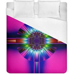 Abstract Art Fractal Creative Pink Duvet Cover (california King Size) by Sudhe