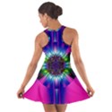 Abstract Art Fractal Creative Pink Cotton Racerback Dress View2