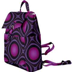 Abstract Background Design Purple Buckle Everyday Backpack by Sudhe