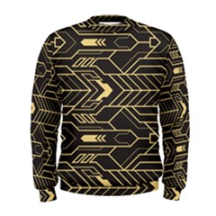 Abstract Art Deco Seamless Pattern Vector Men s Sweatshirt by Sudhe