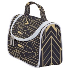 Abstract Art Deco Seamless Pattern Vector Satchel Handbag