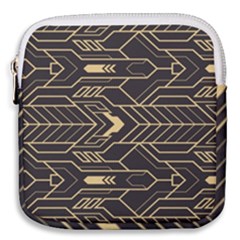 Abstract Art Deco Seamless Pattern Vector Mini Square Pouch by Sudhe