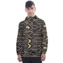 Abstract Art Deco Seamless Pattern Vector Men s Front Pocket Pullover Windbreaker View1