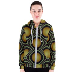 Abstract Background Design Women s Zipper Hoodie by Sudhe