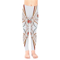 Artwork Fractal Allegory Art Floral Kids  Legging by Sudhe