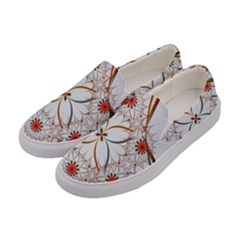 Artwork Fractal Allegory Art Floral Women s Canvas Slip Ons by Sudhe