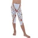 Artwork Fractal Allegory Art Floral Kids  Lightweight Velour Capri Leggings  View1