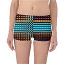 Signal Background Pattern Light Reversible Boyleg Bikini Bottoms View1