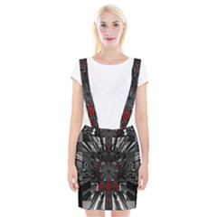 Abstract Artwork Art Fractal Braces Suspender Skirt by Sudhe