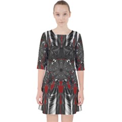 Abstract Artwork Art Fractal Pocket Dress by Sudhe