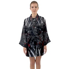 Abstract Artwork Art Fractal Long Sleeve Kimono Robe by Sudhe