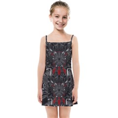 Abstract Artwork Art Fractal Kids  Summer Sun Dress by Sudhe