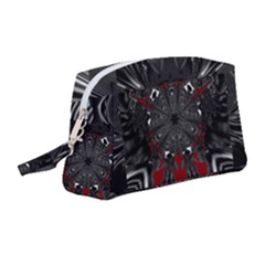 Abstract Artwork Art Fractal Wristlet Pouch Bag (medium) by Sudhe