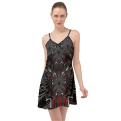 Abstract Artwork Art Fractal Summer Time Chiffon Dress by Sudhe