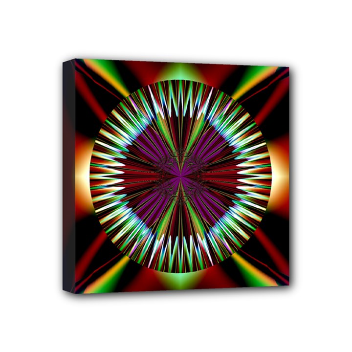 Artwork Fractal Allegory Art Mini Canvas 4  x 4  (Stretched)