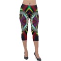 Artwork Fractal Allegory Art Lightweight Velour Capri Leggings  View1