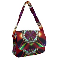 Artwork Fractal Allegory Art Courier Bag by Sudhe