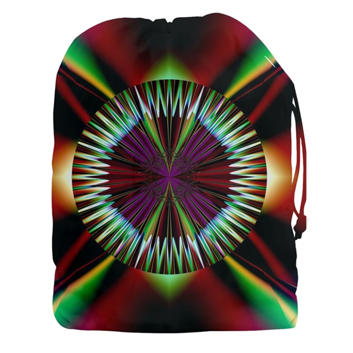 Artwork Fractal Allegory Art Drawstring Pouch (XXXL)