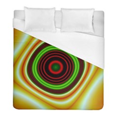 Digital Art Background Yellow Red Duvet Cover (full/ Double Size) by Sudhe