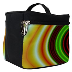 Digital Art Background Yellow Red Make Up Travel Bag (small)