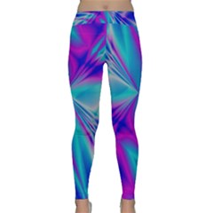 Background Design Pattern Colorful Classic Yoga Leggings by Sudhe