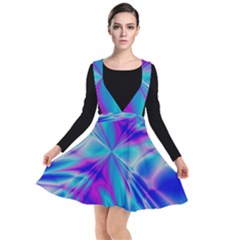 Background Design Pattern Colorful Plunge Pinafore Dress