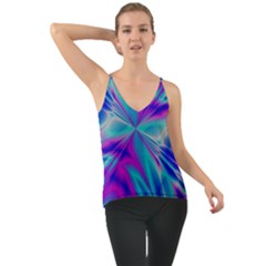 Background Design Pattern Colorful Chiffon Cami by Sudhe