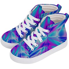 Background Design Pattern Colorful Kids  Hi-top Skate Sneakers by Sudhe