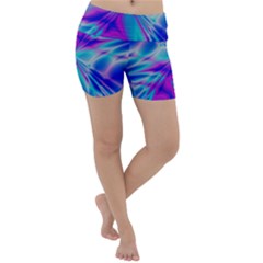 Background Design Pattern Colorful Lightweight Velour Yoga Shorts by Sudhe