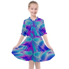 Background Design Pattern Colorful Kids  All Frills Chiffon Dress