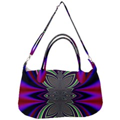 Abstract Artwork Fractal Background Pattern Removal Strap Handbag