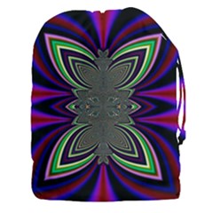 Abstract Artwork Fractal Background Pattern Drawstring Pouch (xxxl)