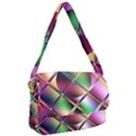 Fractal Artwork Abstract Background Courier Bag View1