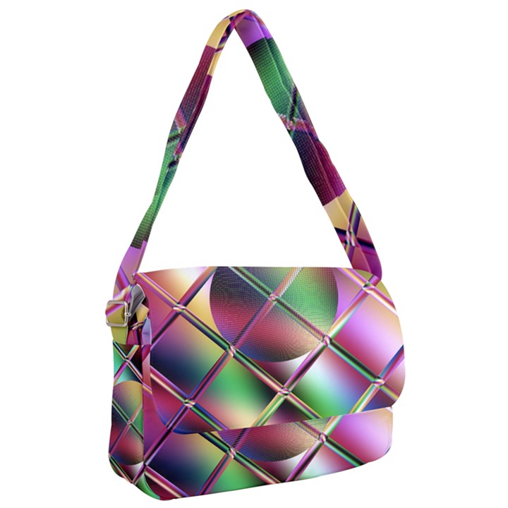 Fractal Artwork Abstract Background Courier Bag