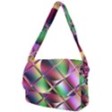 Fractal Artwork Abstract Background Courier Bag View2