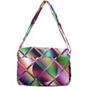 Fractal Artwork Abstract Background Courier Bag View3