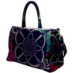 Fractal Artwork Abstract Background Art Pattern Duffel Travel Bag by Sudhe