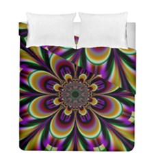 Abstract Flower Artwork Art Duvet Cover Double Side (full/ Double Size) by Sudhe