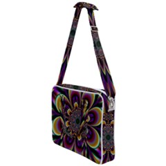 Abstract Flower Artwork Art Cross Body Office Bag